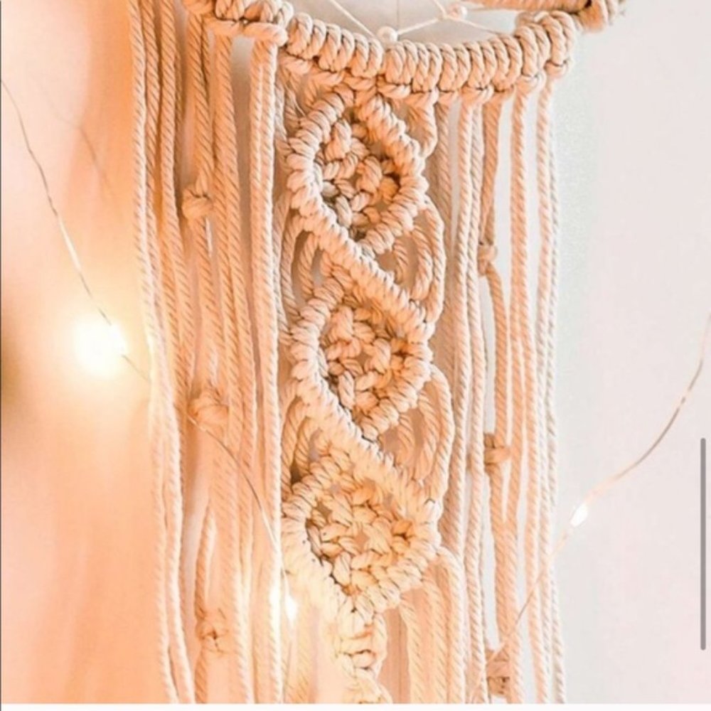 Celestial Dream Catchers Cream Macramé - Picture 6 of 8